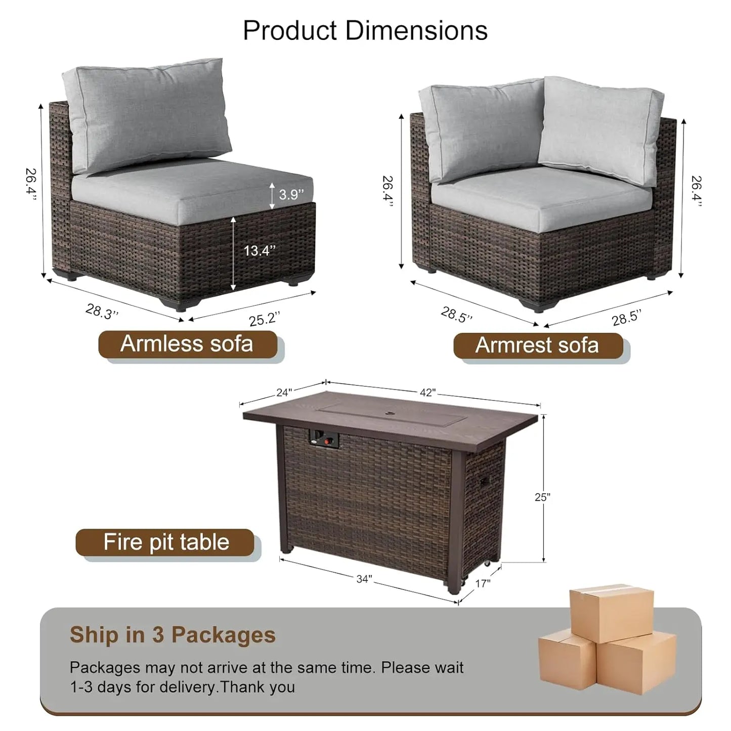 7-Piece Patio Furniture Set