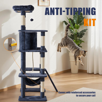Multi-Cat Climbing Tower