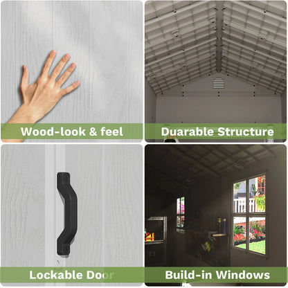 Plastic Outdoor Storage Shed