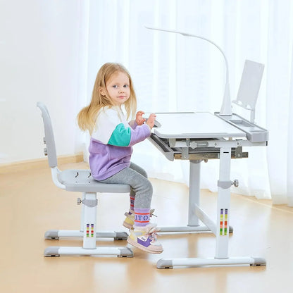 Kids Functional Desk and Chair Set