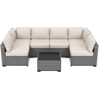 7-Piece Modular Outdoor Furniture Set