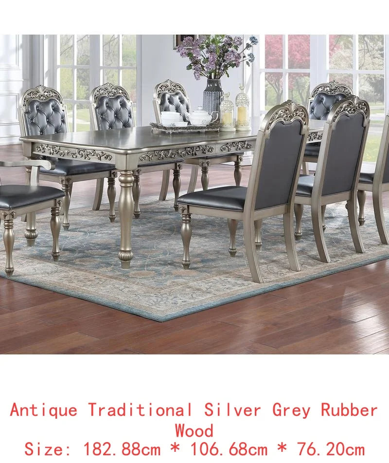 Formal Dining Table with 2 Leaves