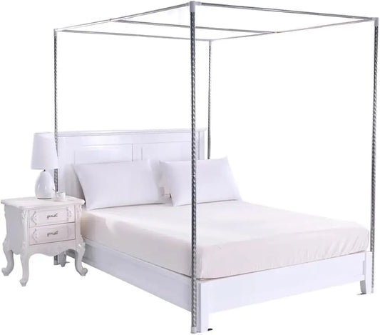 Canopy Bed Frame, Stainless Steel