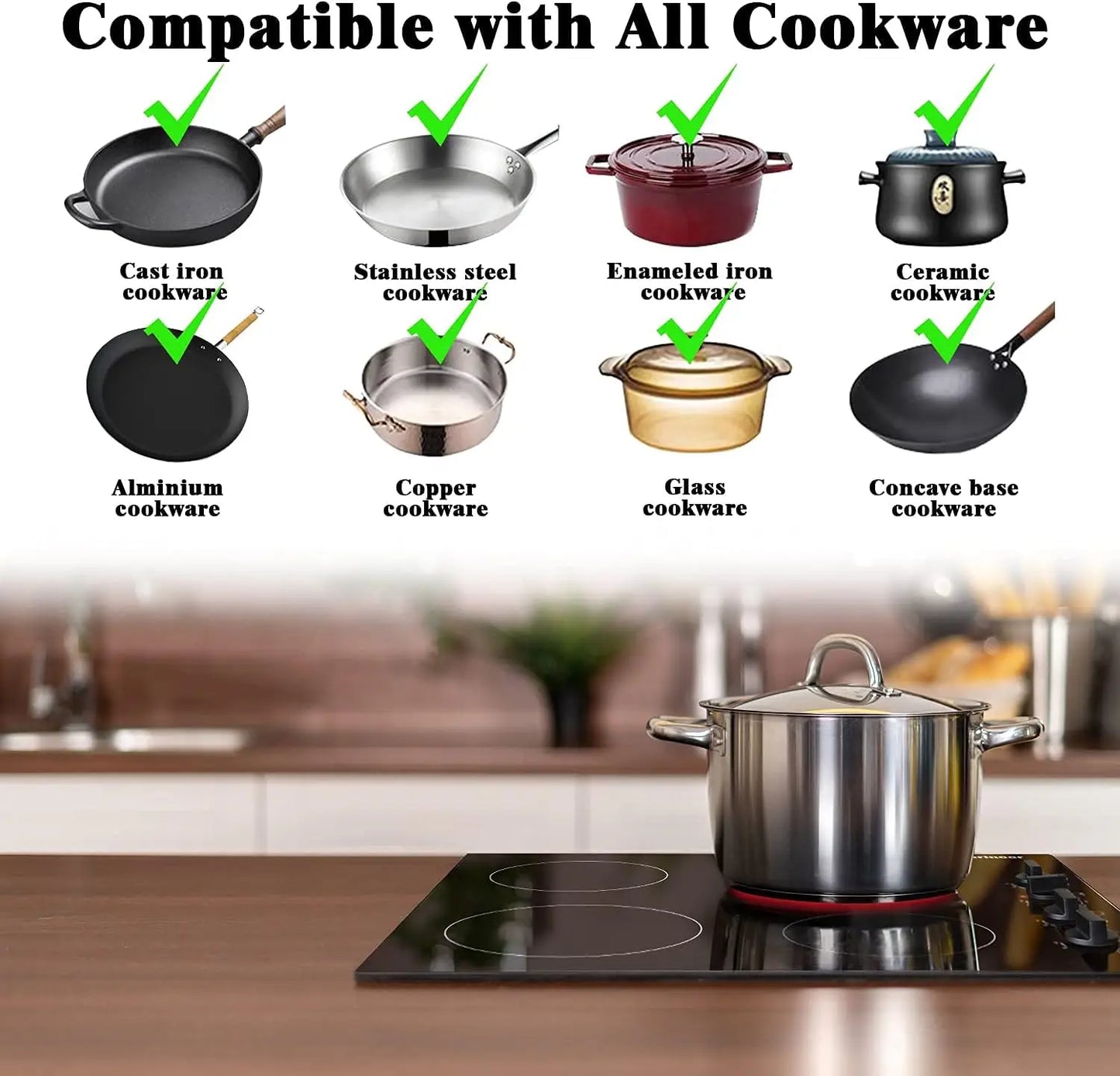 4-Burner Electric Cooktop