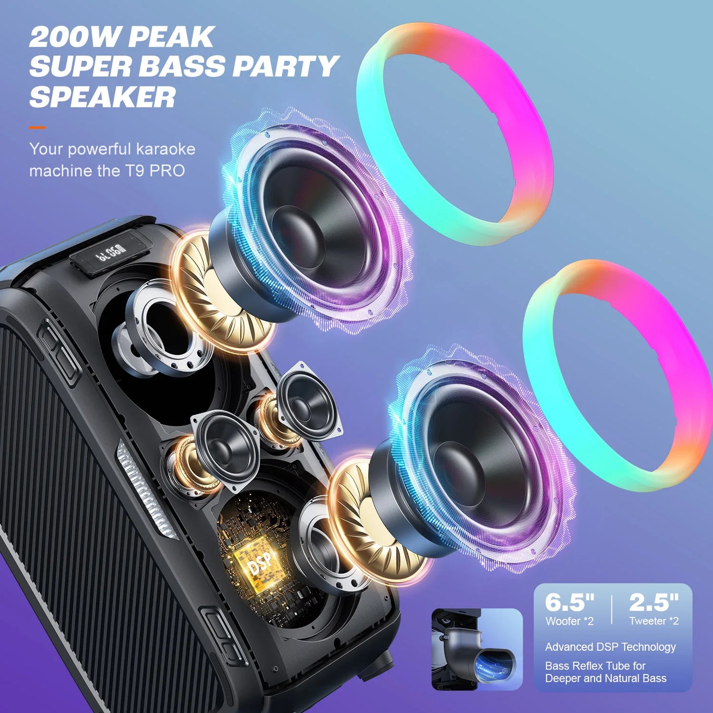 Large Bluetooth Speaker, Wireless