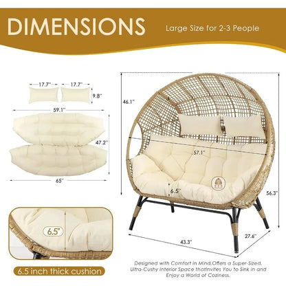 Double Egg Chair