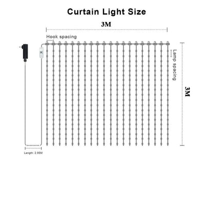 Curtain Light For Holiday Decoration