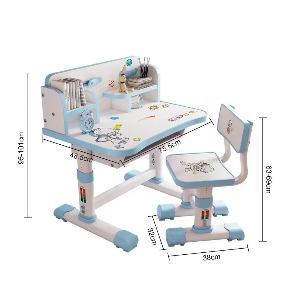 Kids Functional Desk and Chair Set