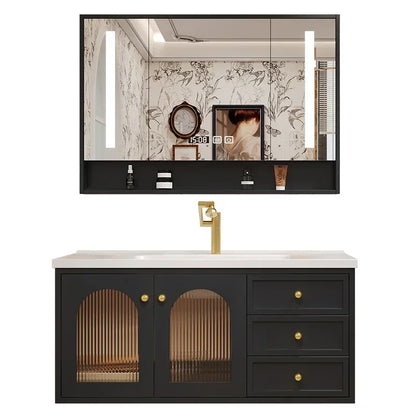 European Retro Washbasin Bathroom Vanity