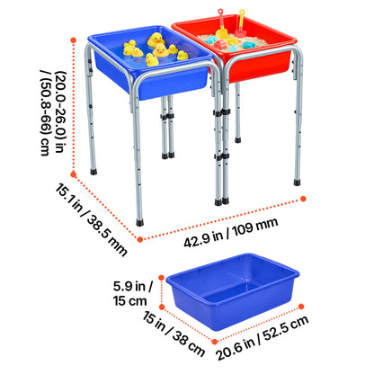 Kids Activity Table with Storage Bins