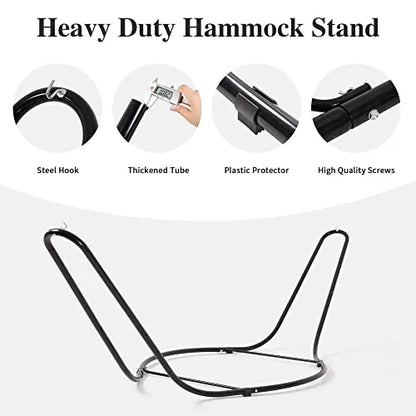 Double Outdoor Hammock With Stand