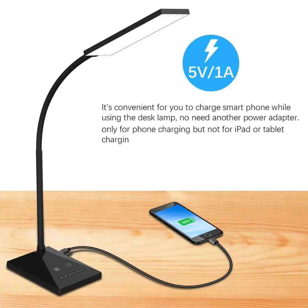 Desk Lamp Flexible Touch, Dimmable