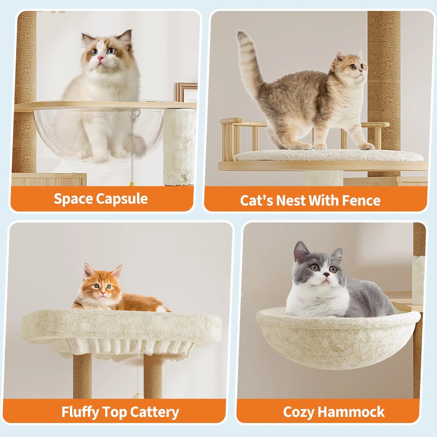 Cat Tree With Litter Box Enclosure