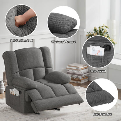 Oversized Rocker Recliner Chair