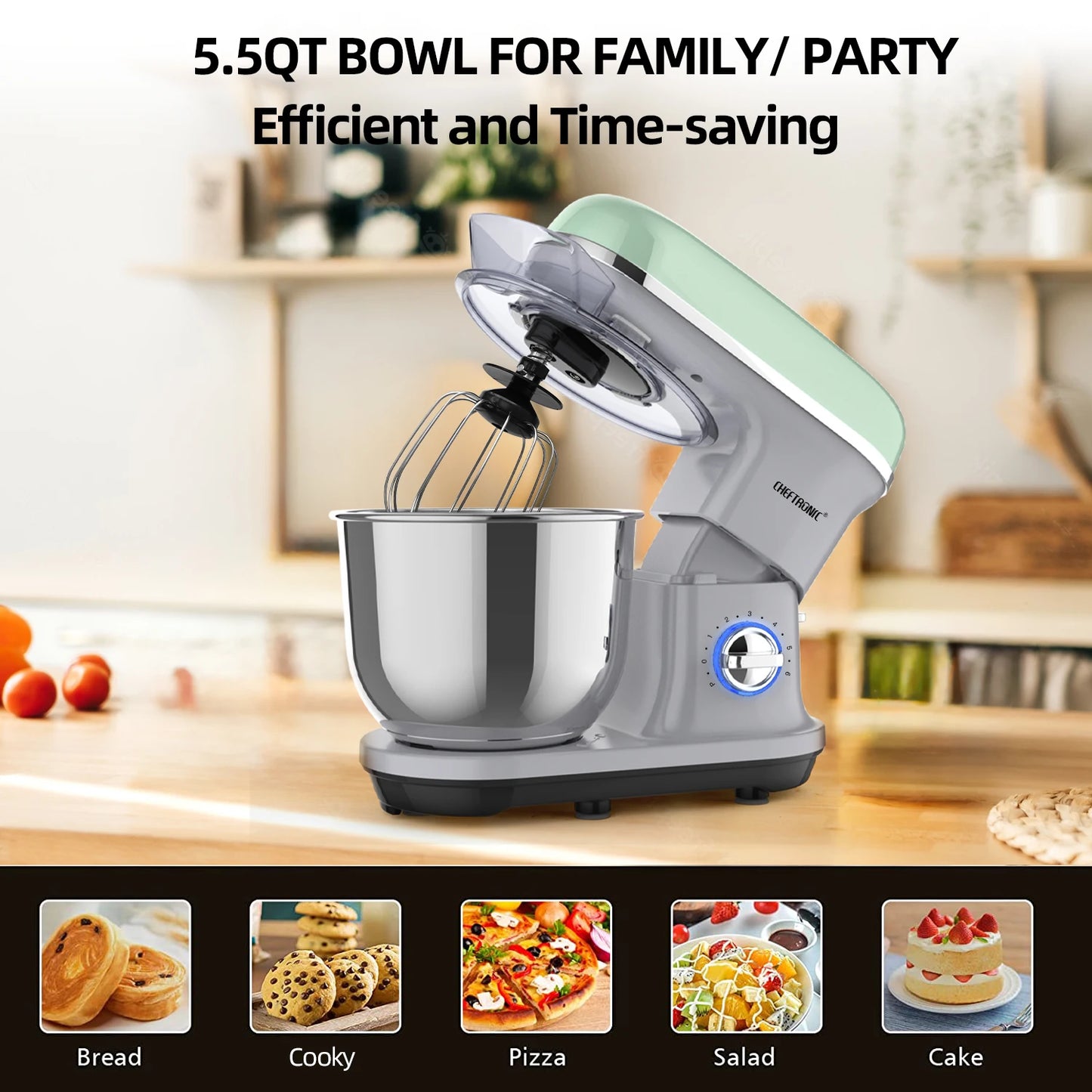 Stand Mixer, Electric Household Food Processor