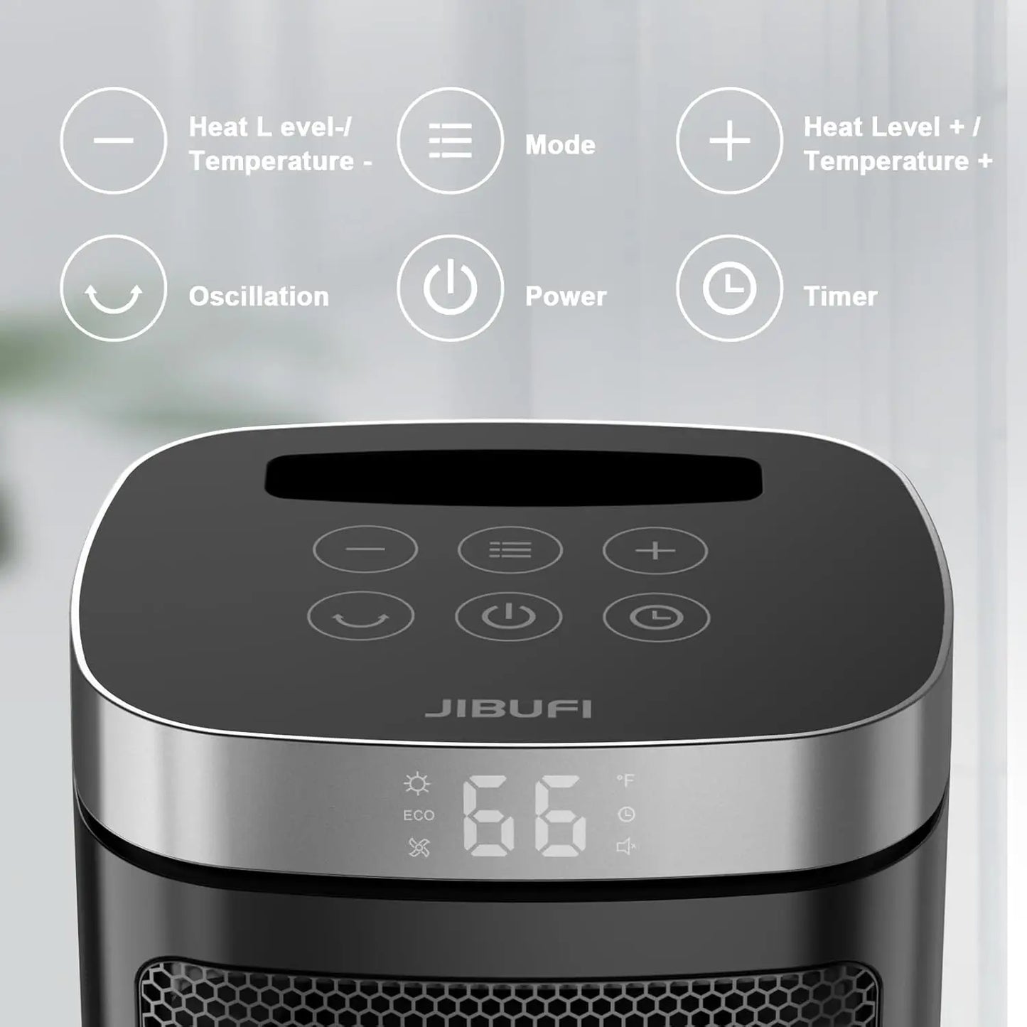 Portable Space Heater with Rotation