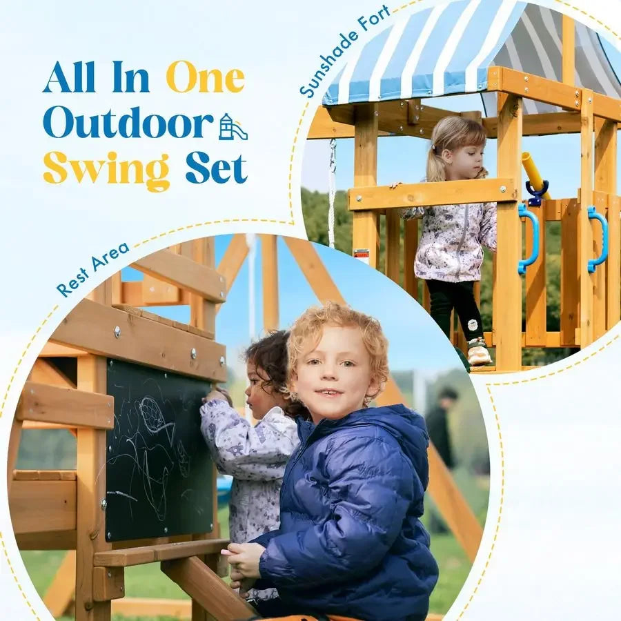 Wooden Swing Set