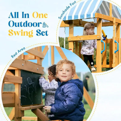Wooden Swing Set