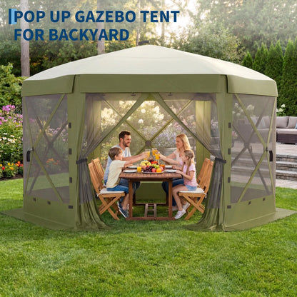 11x11FT Pop Up Gazebo Screen Tent