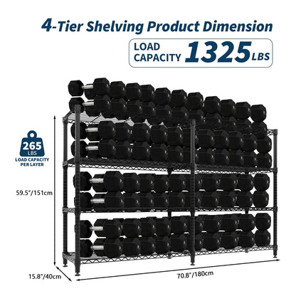 Heavy Duty Storage Shelves, Adjustable