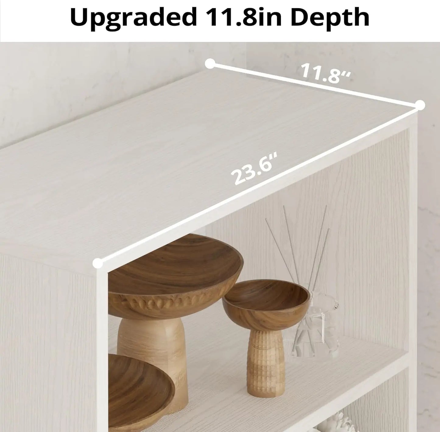 5 Shelf Display Storage Bookcase Shelves