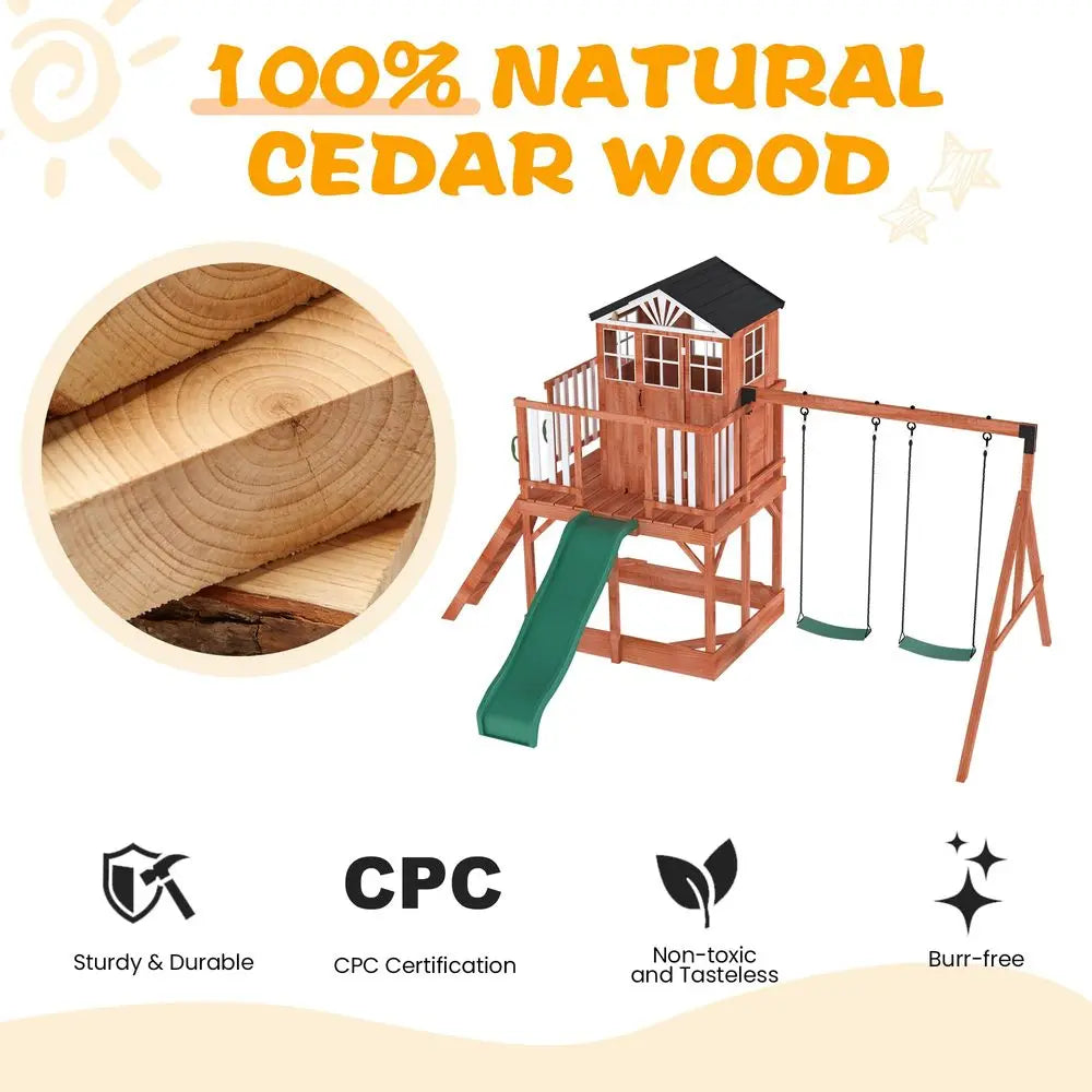 ,8 in 1 Outdoor Playset