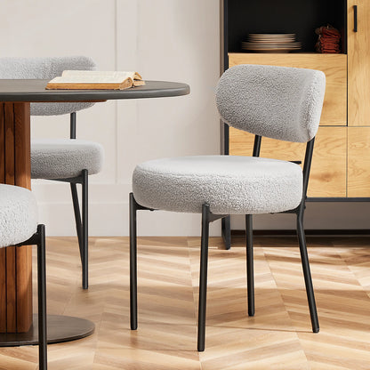 Set of 2  Round Dining Chairs