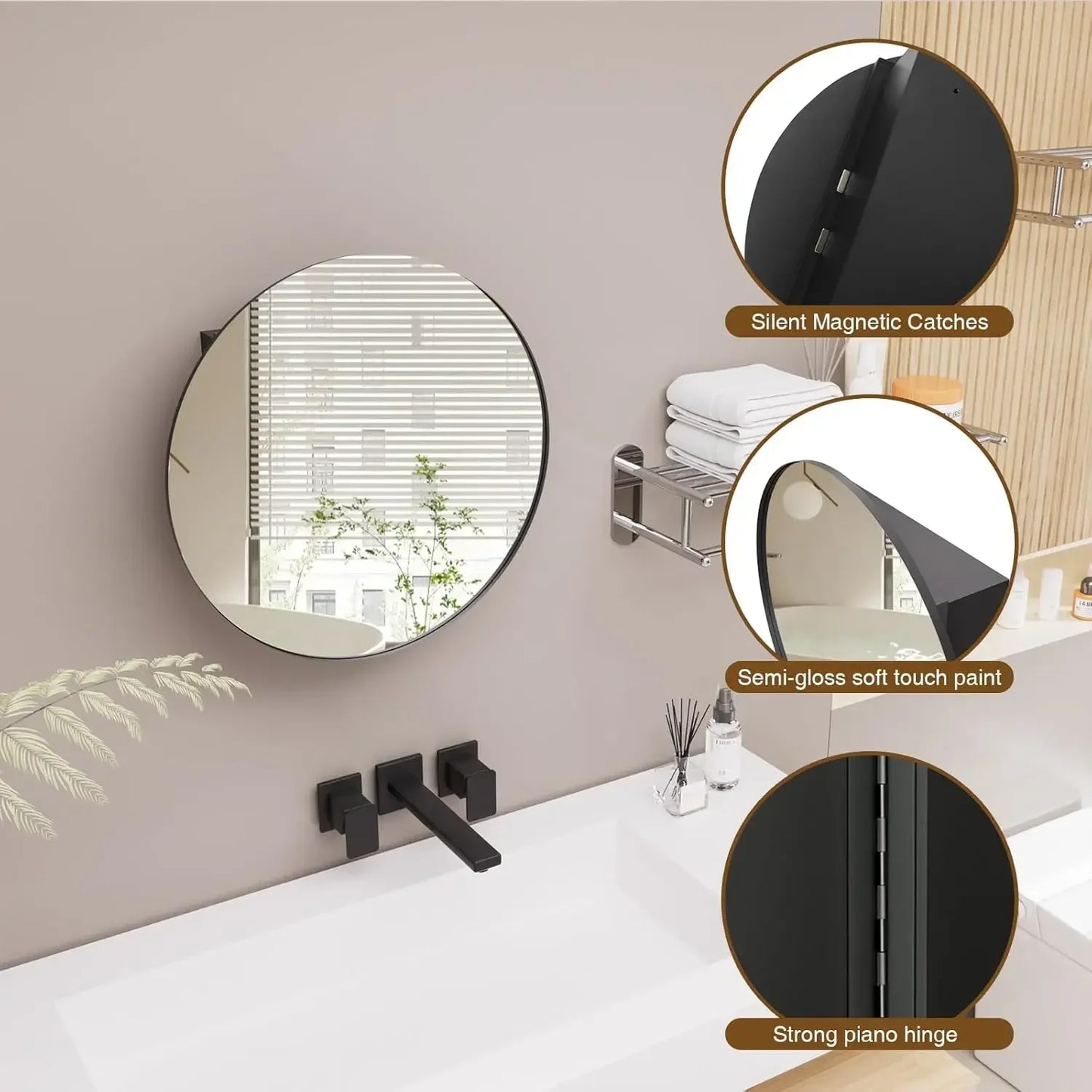Bathroom Medicine Cabinet with Mirror