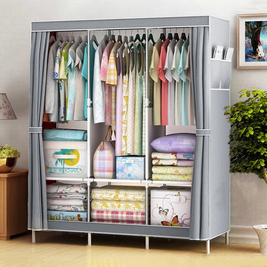 Closet Wardrobe Organizer Storage Rack