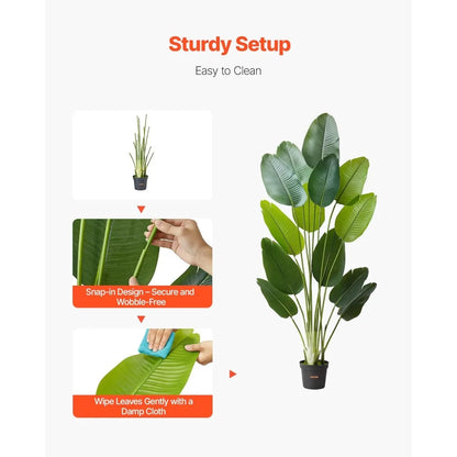 Realistic Bird of Paradise Silk Tree