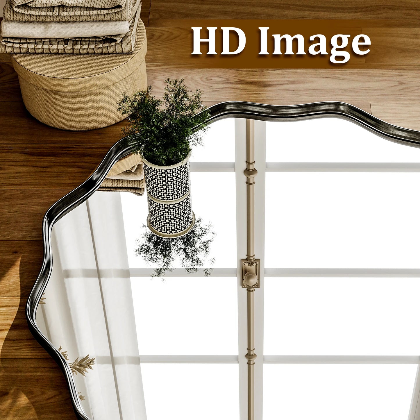 Decorative Wall Mirror with Deep Frame