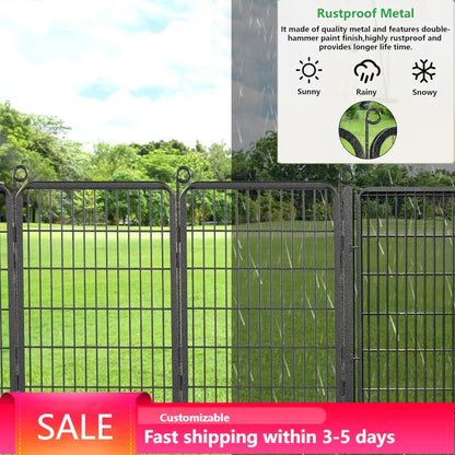 Metal Garden Fence