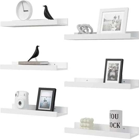 4-pc Wall Hanging Display, White