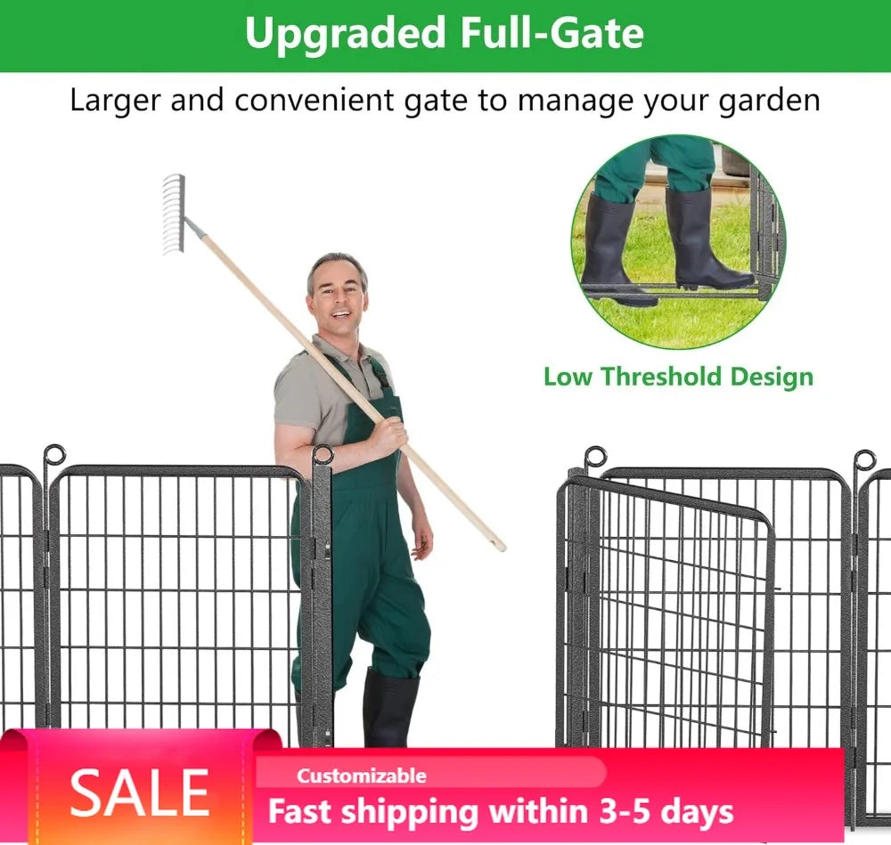 Metal Garden Fence