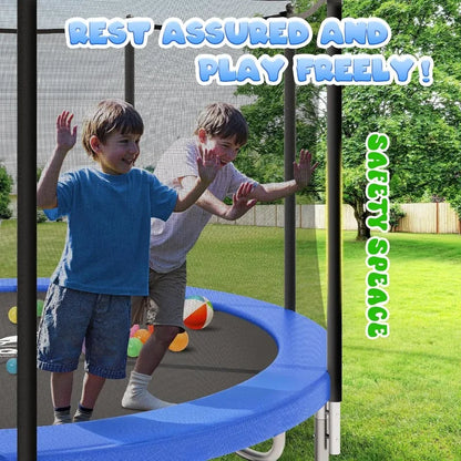Outdoor Trampoline with Enclosure Net