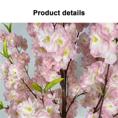 Tall Potted Faux Cherry Blossom Tree