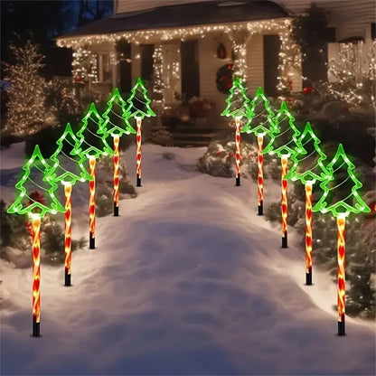Solar Christmas Tree Lights, Outdoor Waterproof