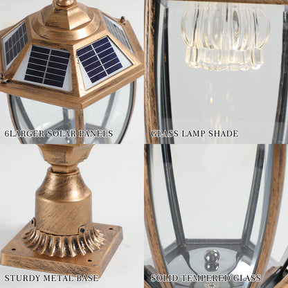 Solar Post Lamp with Automatic On/Off