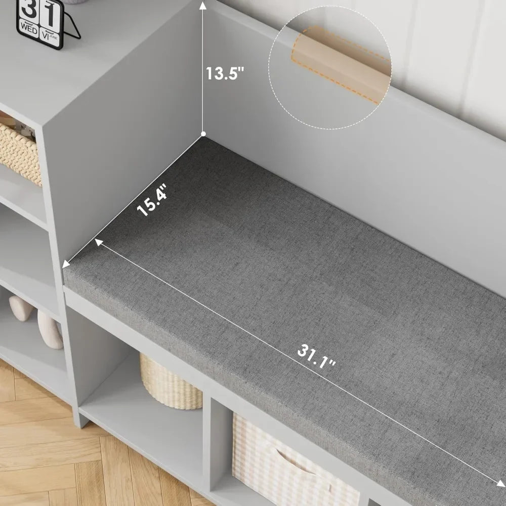 Kids Reading Nook with Bench