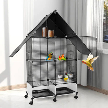 2 Tier Large Bird Cage