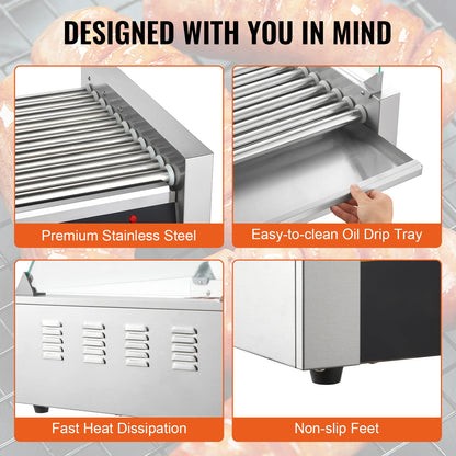 Hot Dog Roller, Sausage Maker, Barbecue Grill