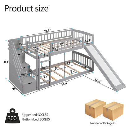 Twin Over Twin Bunk Beds