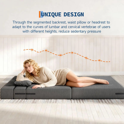 4-in-1 Folding Sofa Bed Convertible Sleeper