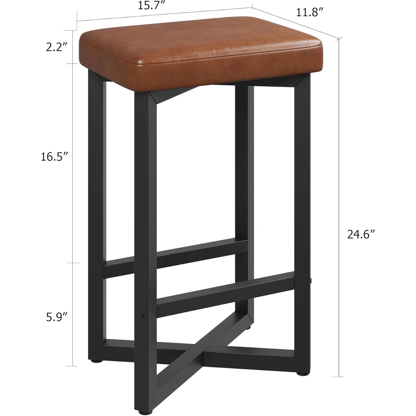 2PCS 24" Bar Stools