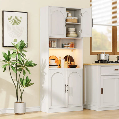 Farmhouse Large Wood Storage Cabinet