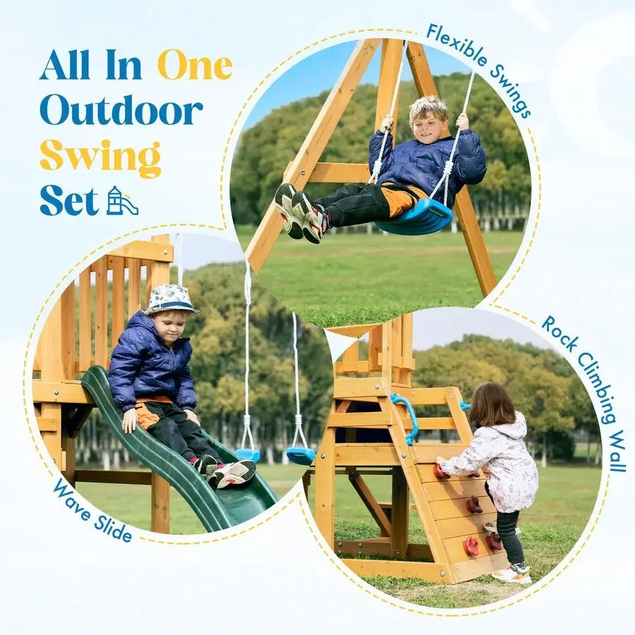 Wooden Swing Set
