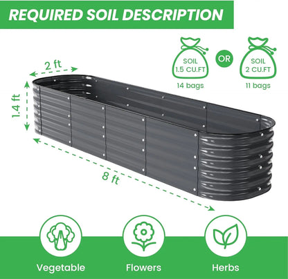Metal Raised Garden Bed Kit