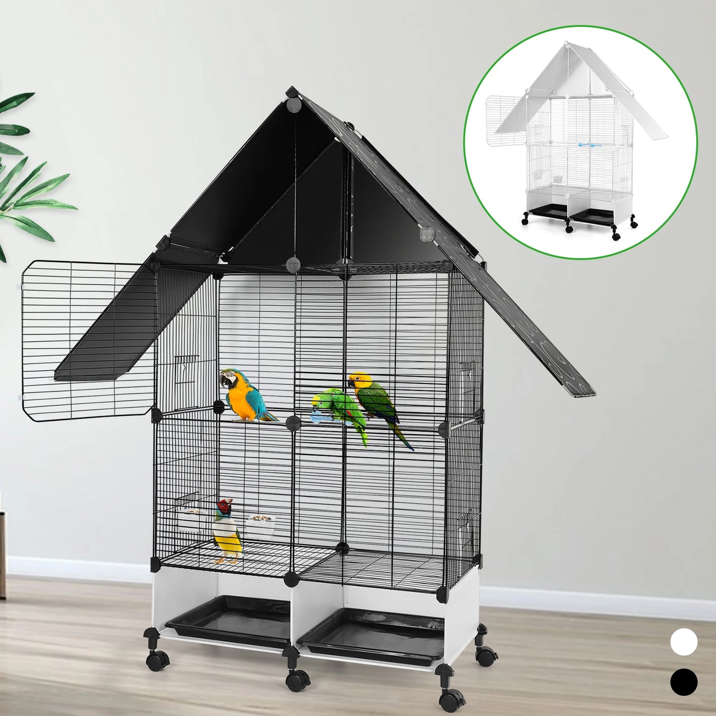 2 Tier Large Bird Cage