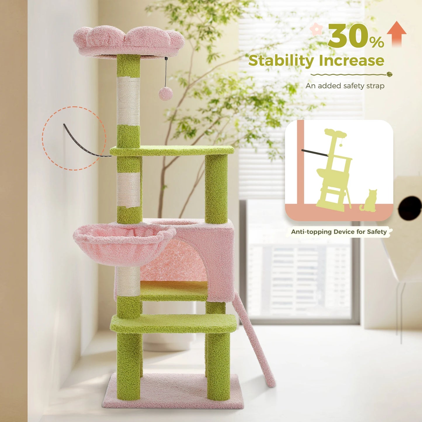 Multi-Level Cat Tower