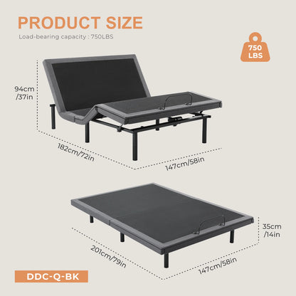 Ergonomic Adjustable Bed Frame